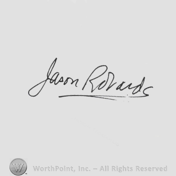 Signature: Jason Robards.