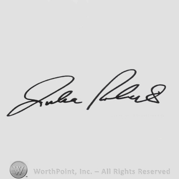 Signature: Julia Roberts.