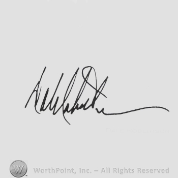 Signature: Dale Robertson.