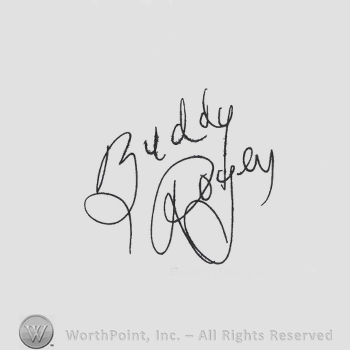 Signature: Buddy Rogers.