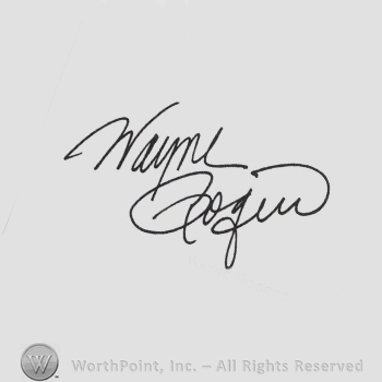 Signature: Wayne Rogers.