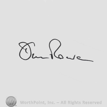 Signature: Dan Rowan.
