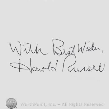 Signature: Harold Russell.