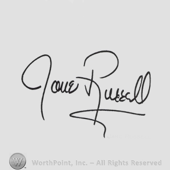 Signature: Jane Russell.