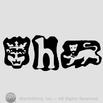 Leopard's Head Crowned and date-letter h and Lion Passant
