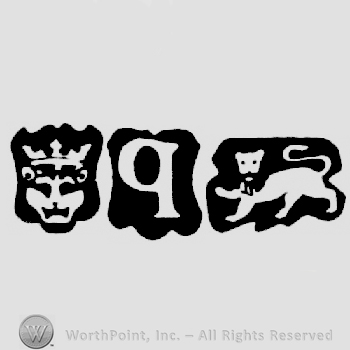 Leopard's Head Crowned and date-letter q and Lion Passant