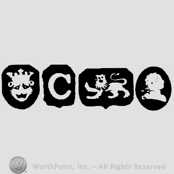 Leopard's Head Crowned and date-letter C and Lion Passant and Duty Mark