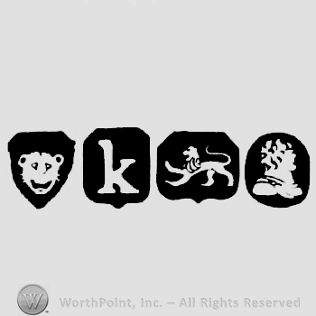 Leopard's Head  and date-letter k and Lion Passant and Duty Mark