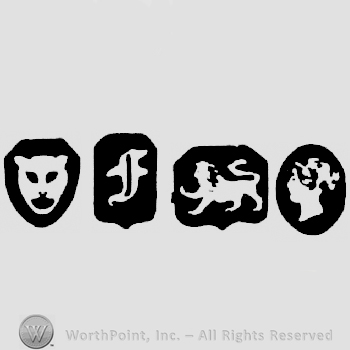 Leopard's Head  and date-letter F and Lion Passant and Duty Mark
