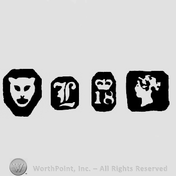 Leopard's Head  and date-letter L and Crown +18 and Duty Mark