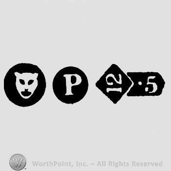 Leopard's Head and date-letter P and Carat Mark 12-5