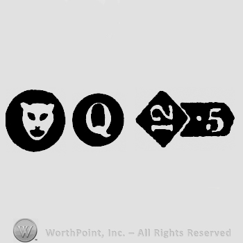 Leopard's Head and date-letter Q and Carat Mark 12-5