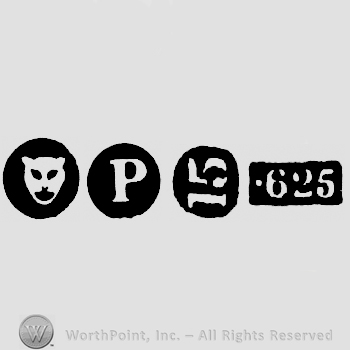 Leopard's Head and date-letter P and Carat Mark 15-625