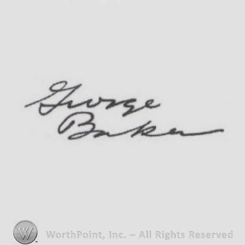 Signature: George Baker.