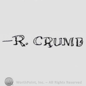 Signature: Robert Crumb.