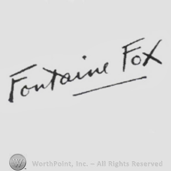 Signature: Fontaine Fox.