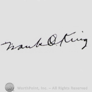 Signature: Frank King.