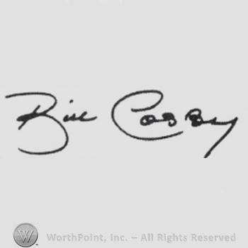 Signature: Bill Cosby.
