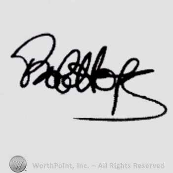 Signature: Bob Hope.