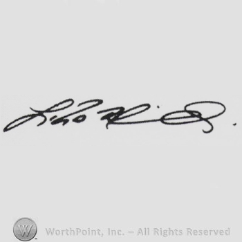 Signature: Liza Minnelli.