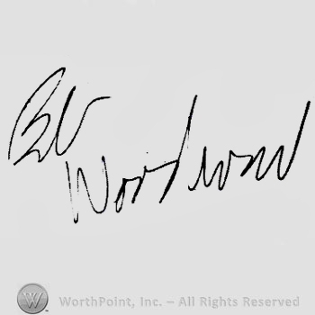 Signature: Bob Woodward.