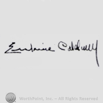 Signature: Erskine Caldwell.