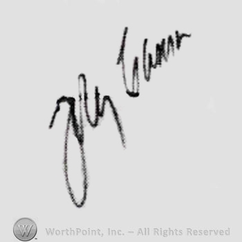Signature: Johnny Carson.