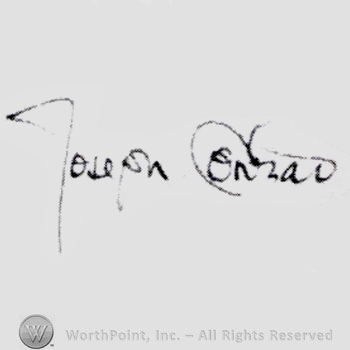 Signature: Joseph Conrad.