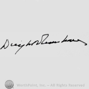 Signature: Dwight D. Eisenhower.