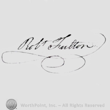 Signature: Robert Fulton.