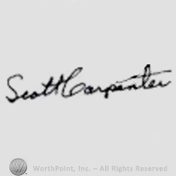 Signature: Scott Carpenter.