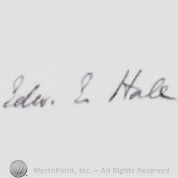 Signature: Edward Everett Hale.