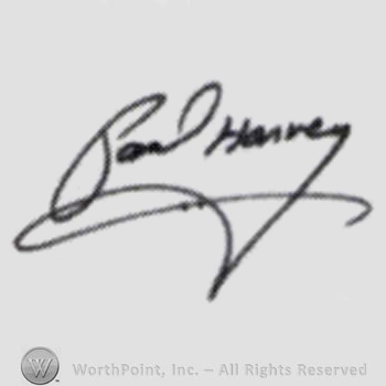 Signature: Paul Harvey.