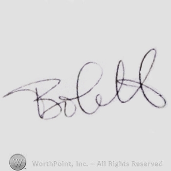 Signature: Bob Hope.