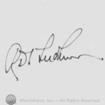 Signature: Robert Ludlum.
