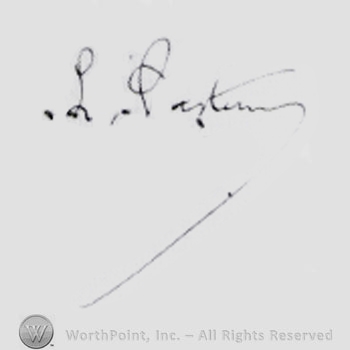 Signature: Louis Pasteur.