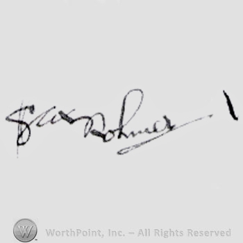 Signature: Sax Rohmer.