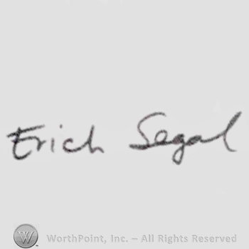 Signature: Erich Segal.