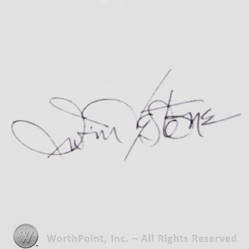 Signature: Irving Stone.