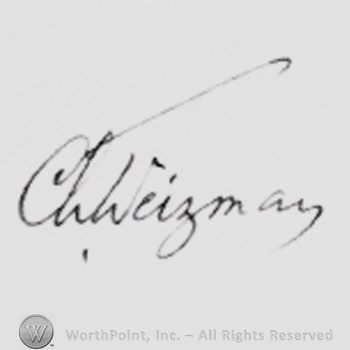 Signature: Chaim Weizmann.