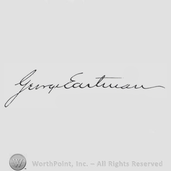 Signature: George Eastman.