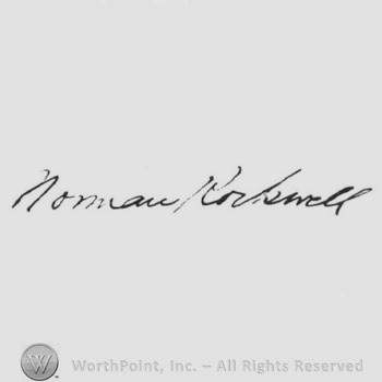 Signature: Norman Rockwell .