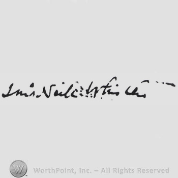 Signature: James McNeil Whistler.