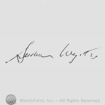 Signature: Andrew Wyeth.
