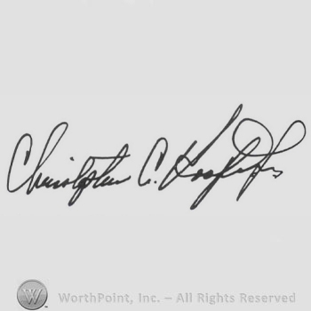 Signature: Christopher Kraft.