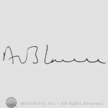 Signature: Sir Bernard Lovell.