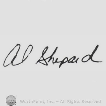 Signature: Alan B. Shepard, Jr..