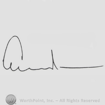 Signature: Edward Albee.
