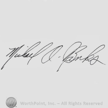 Signature: Michael A. Banks.