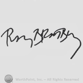 Signature: Ray Bradbury.